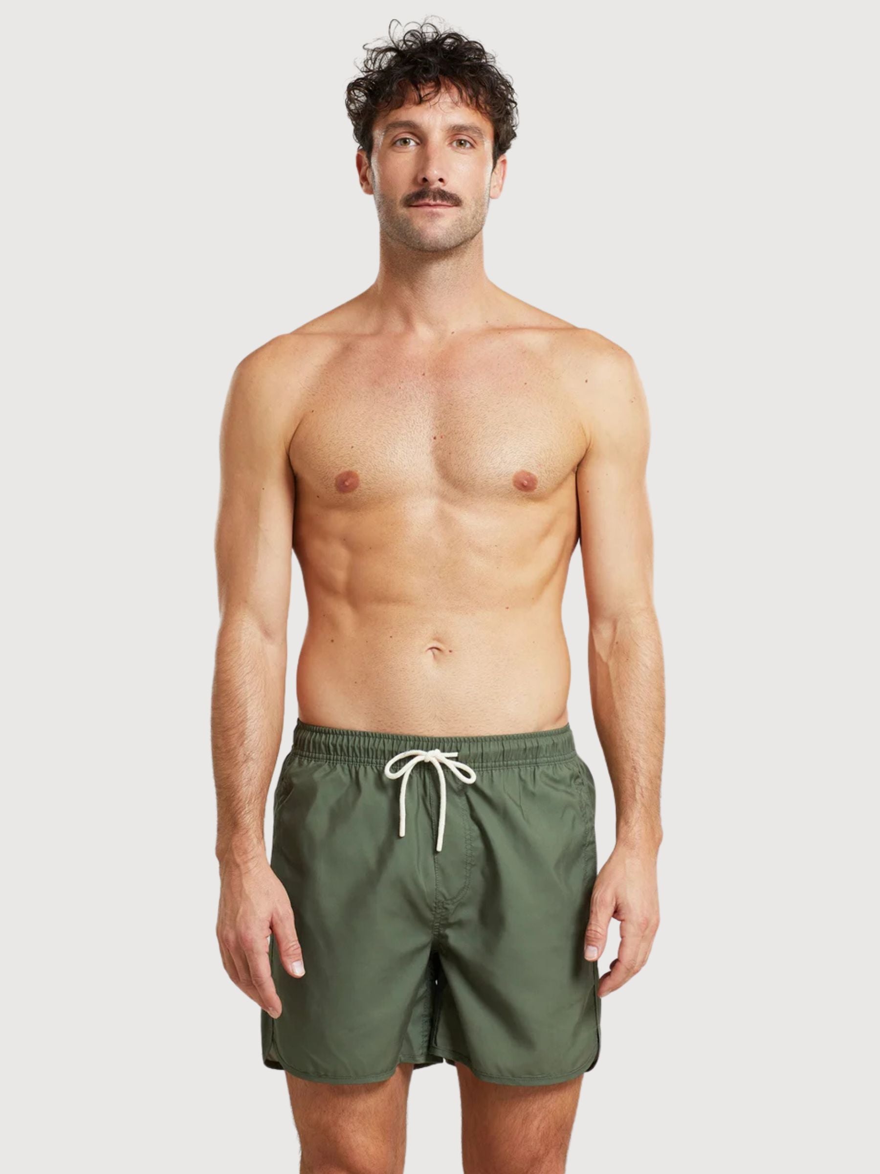 Sandhamn Leaf Verde Shorts Bagno Uomo | Dedicated