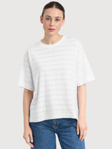T-shirt Vadstena Pizzo Bianco Donna | Dedicated