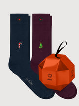 2xPack Socks Casual Be-Merry Unisex | A-dam