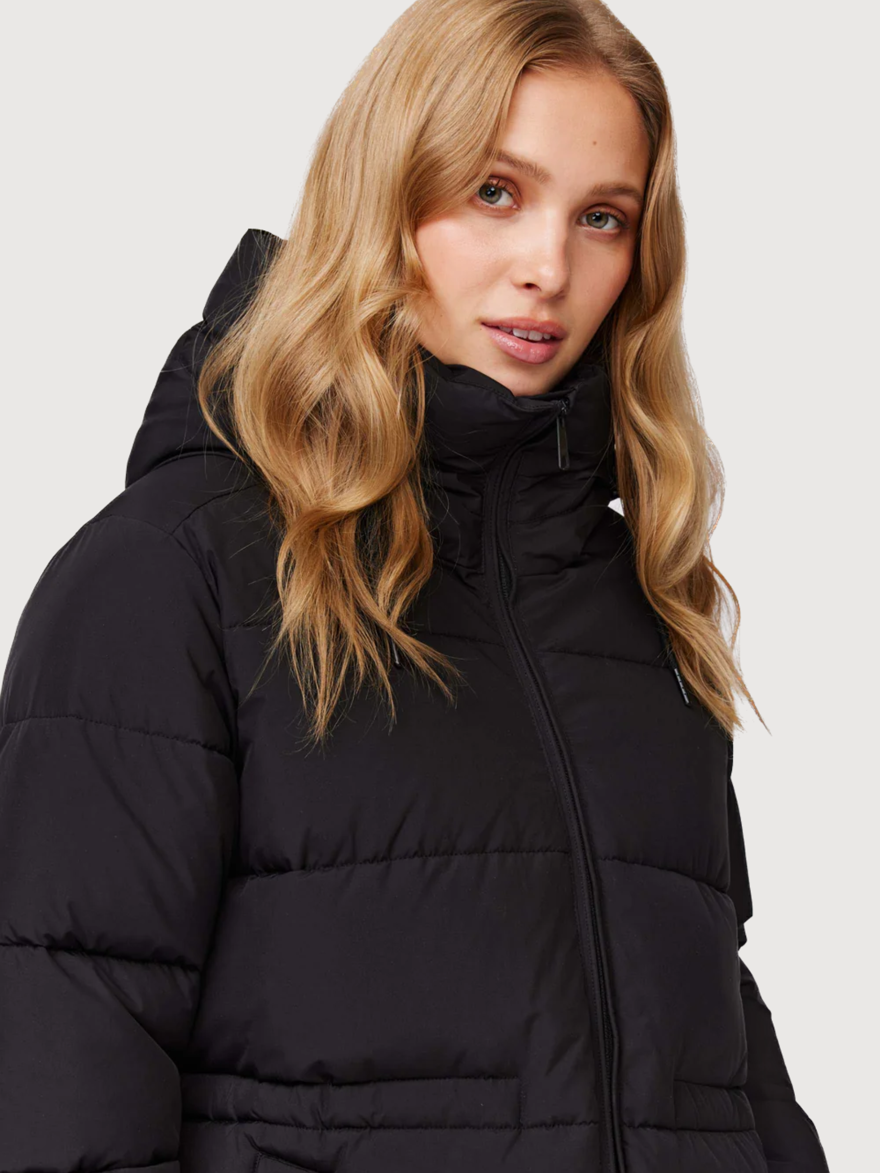 Maren Black Woman Parka Jacket | Makia