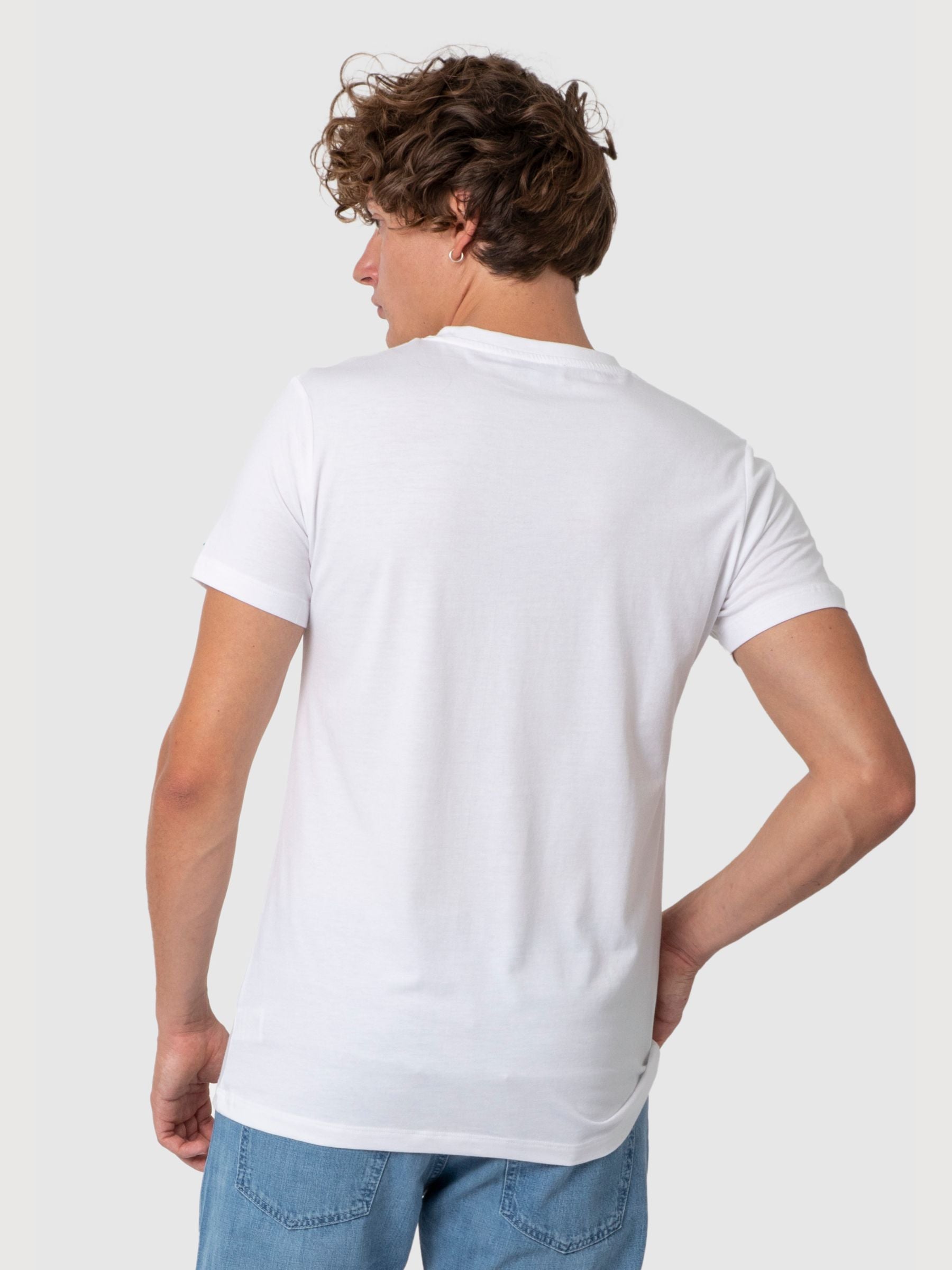Daniel Tshirt Fahrrad Weiß in Cotone Bio | Re-Bello