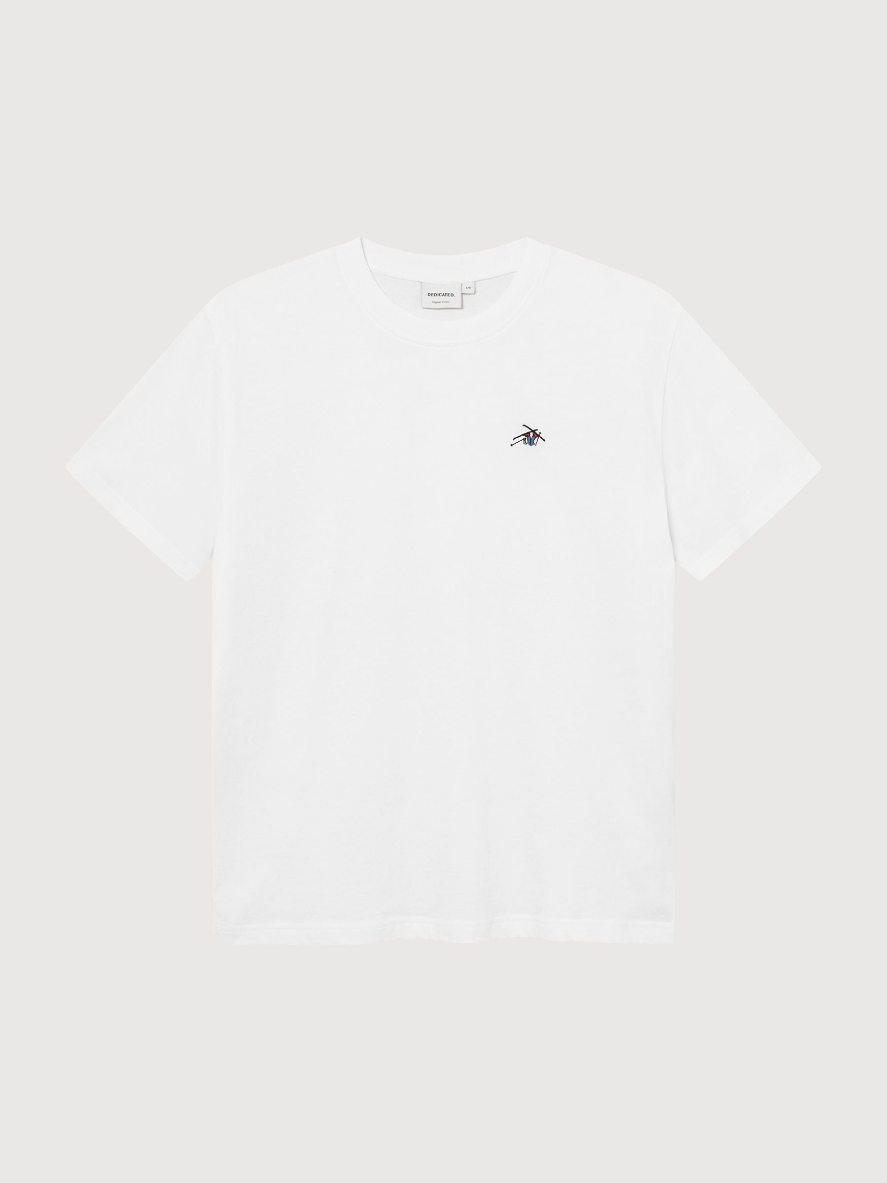 T-Shirt Stockholm Ski Crash EMB White