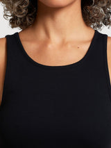 Dress Rib Motala Black Organic Cotton | Dedicated