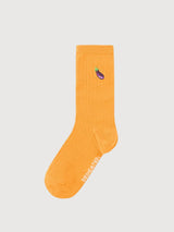 Socks Knivsta Eggplant Nugget Orange | DEDICATED