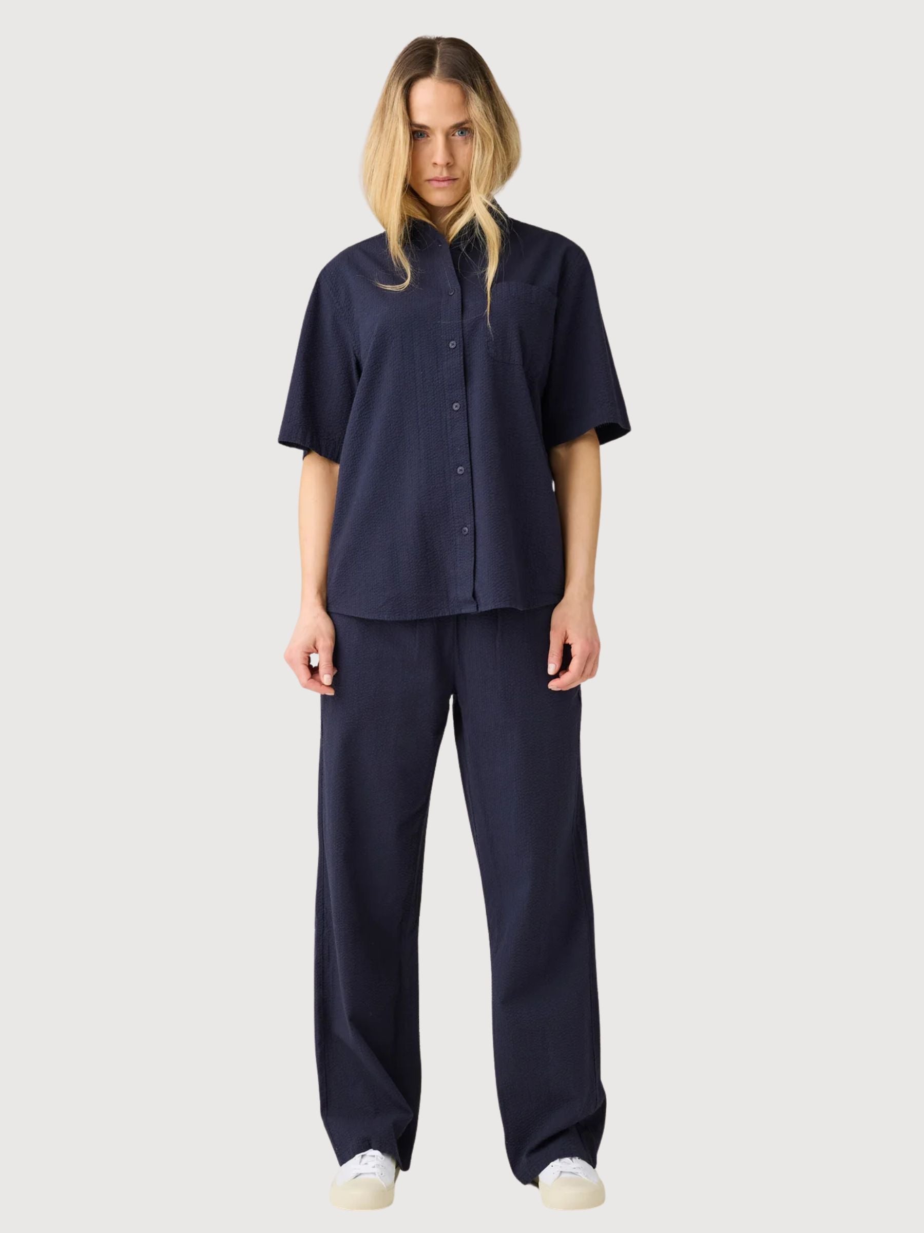 POSEY Organic Cotton Seersucker Pant | Knowledge Cotton Apparel
