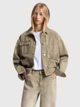 Jacke Ingrid Damen Retro Beige | Kings Of Indigo