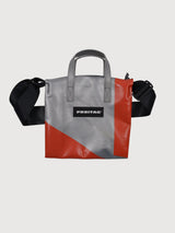 F274 RUBY Umhängetasche Silber/Orange | FREITAG