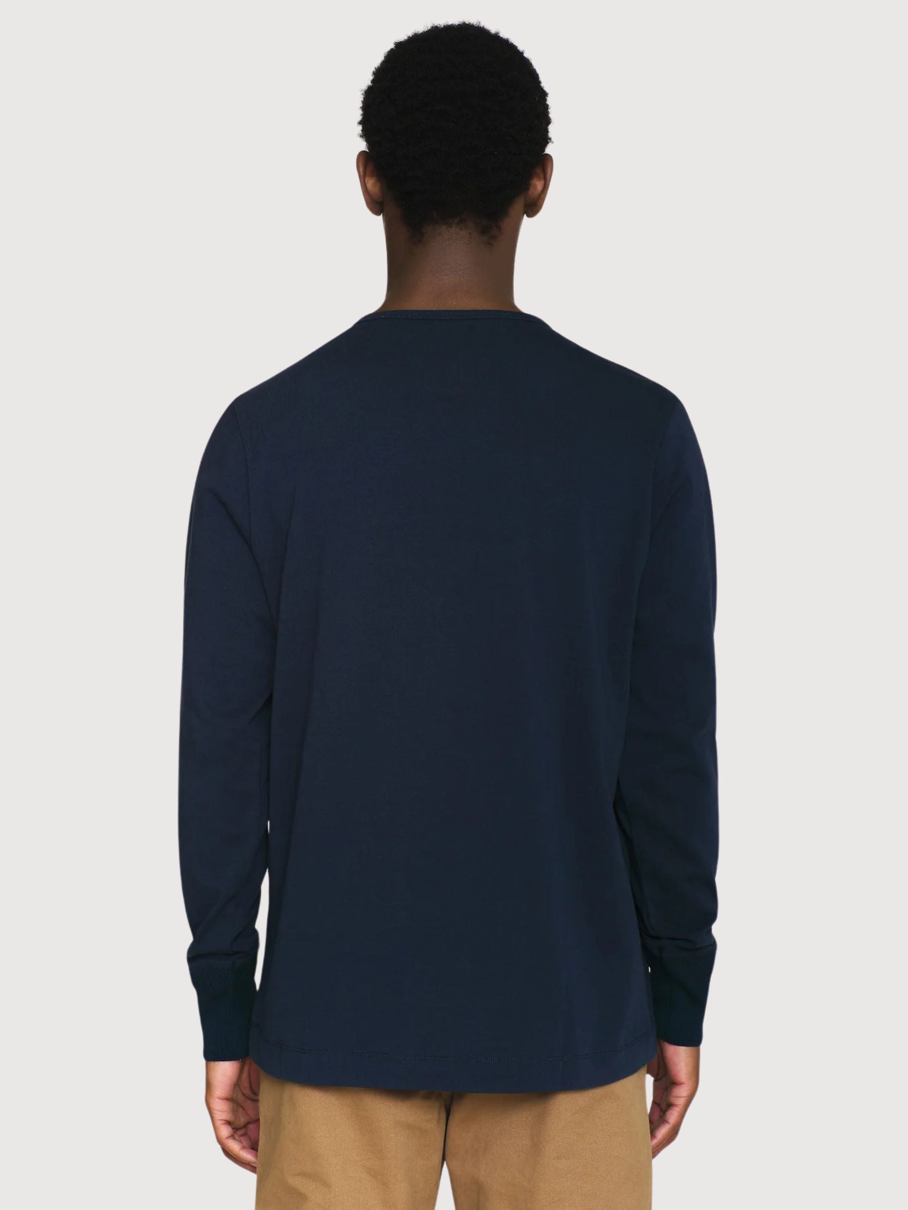 Bo Long sleeve Navy Blue Man | Knowledge Cotton Apparel
