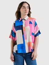 Shirt Alsvik Abstract Block Multicolor | Dedicated