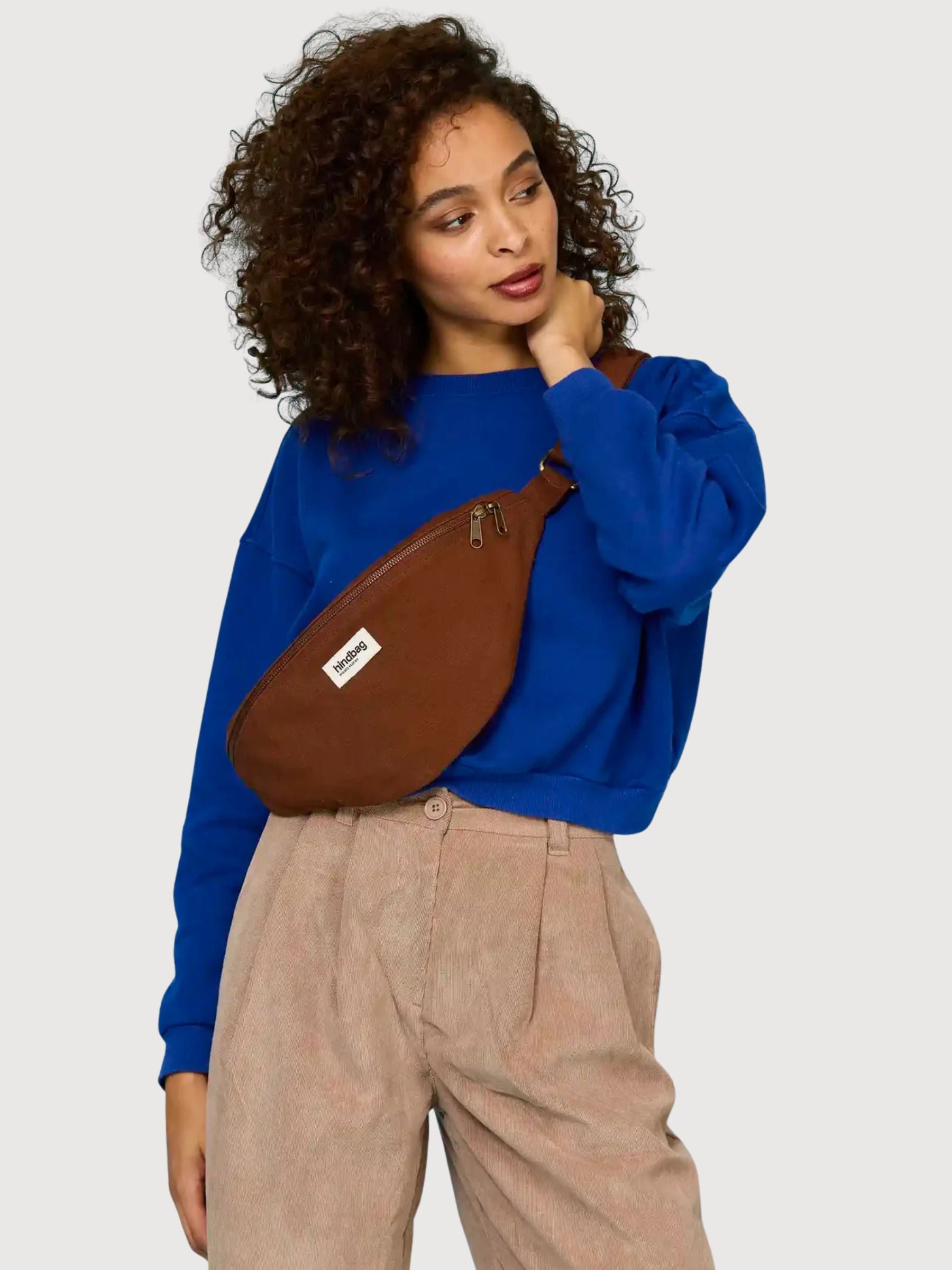 Sasha Sac Banane Chocolat | Hindbag