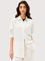 Blouse Linen Blend Oatmilk | Armedangels