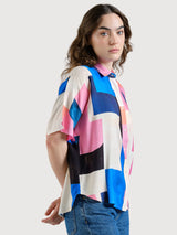 Shirt Alsvik Abstract Block Multicolor | Dedicated