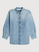 Overshirt Maxi Woman Sun Faded Cloud | G-Star