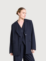 Blazer Jels Blu Scuro Donna | Jan N June