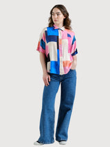 Shirt Alsvik Abstract Block Multicolor | Dedicated