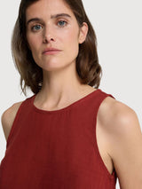 Vest Belle Woman Burnt Henna | Kings Of Indigo