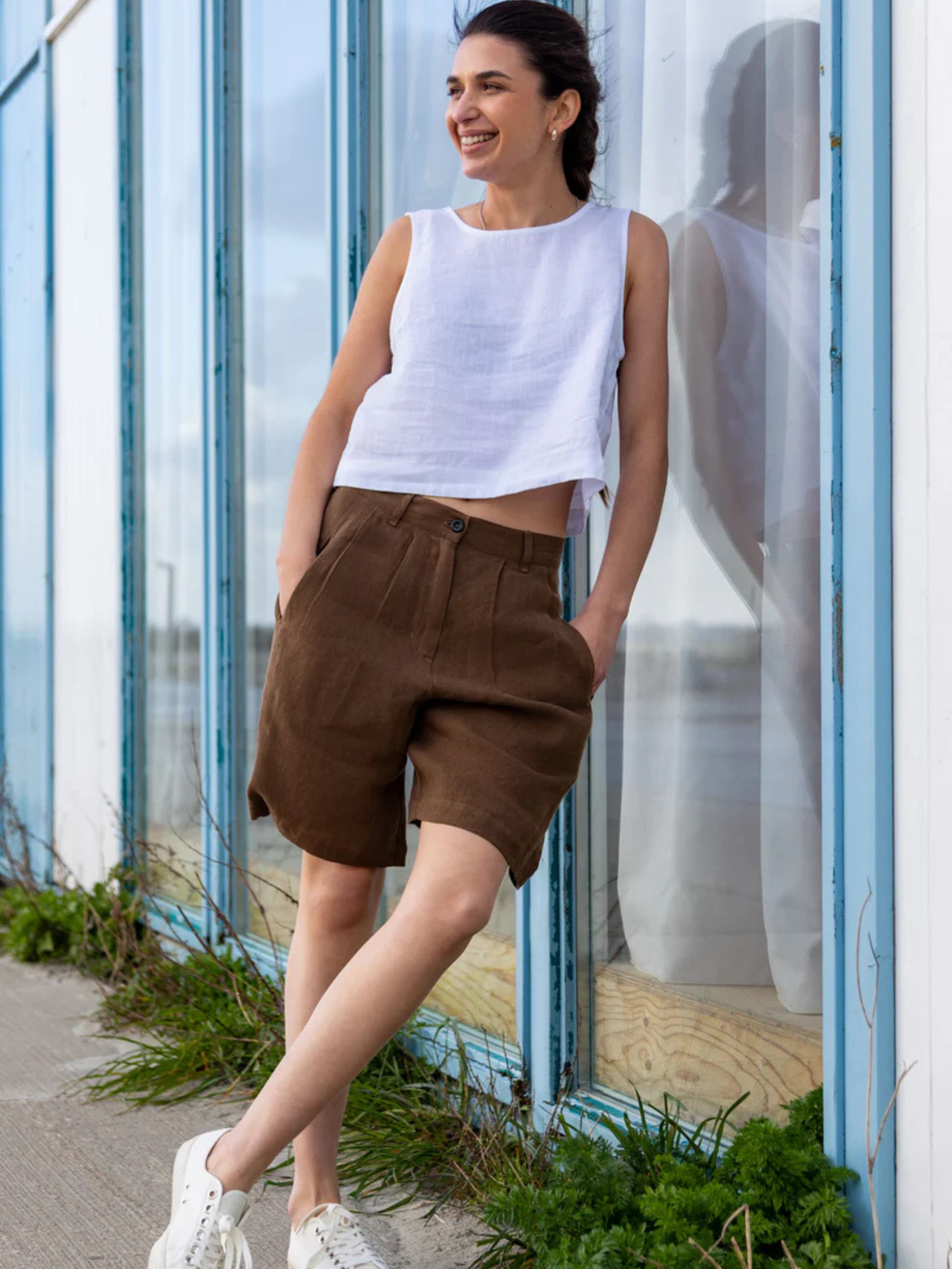 Short Rianon Woman Karaffe | Kings Of Indigo