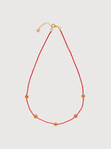 La collana fiorisce oro corniola | A Beautiful Story