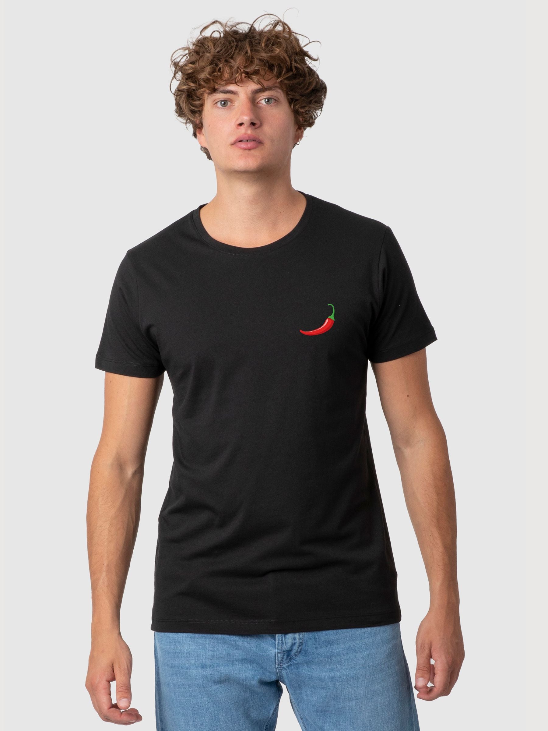 Daniel T-Shirt Chilly Black | Re-Bello