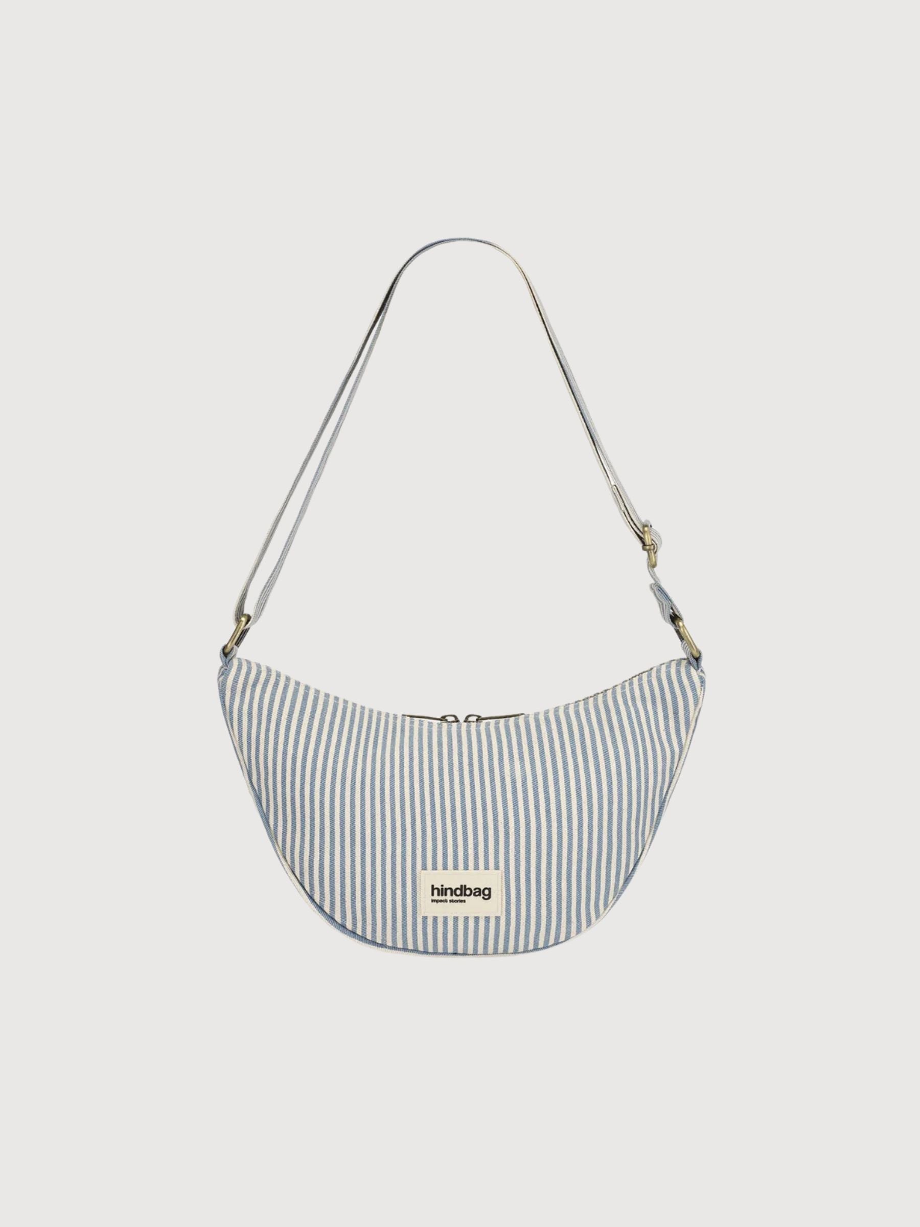 Borsa Andrea Righe Blu | Hindbag