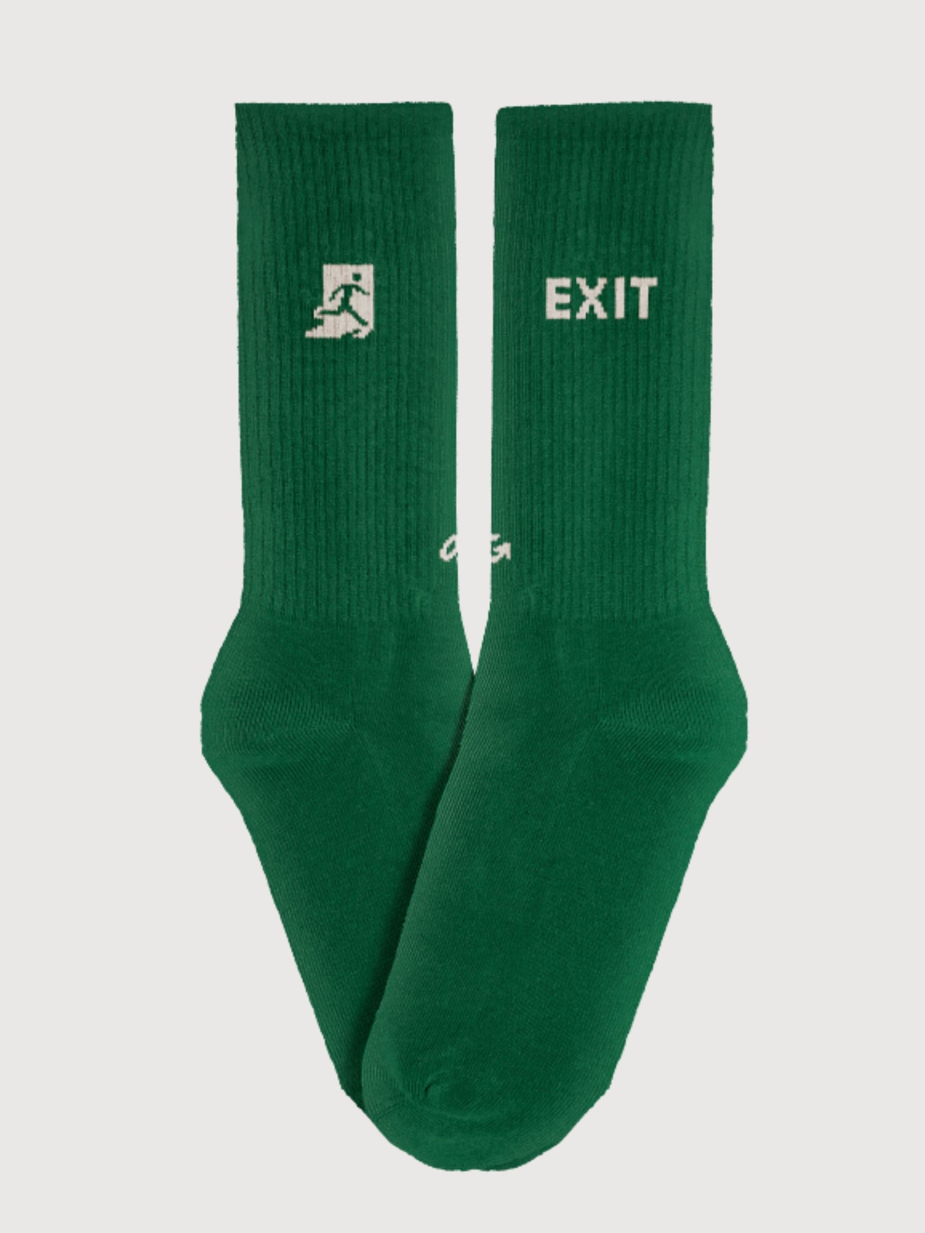 Socks Athletic Icon Exit Green | Alfredo Gonzales