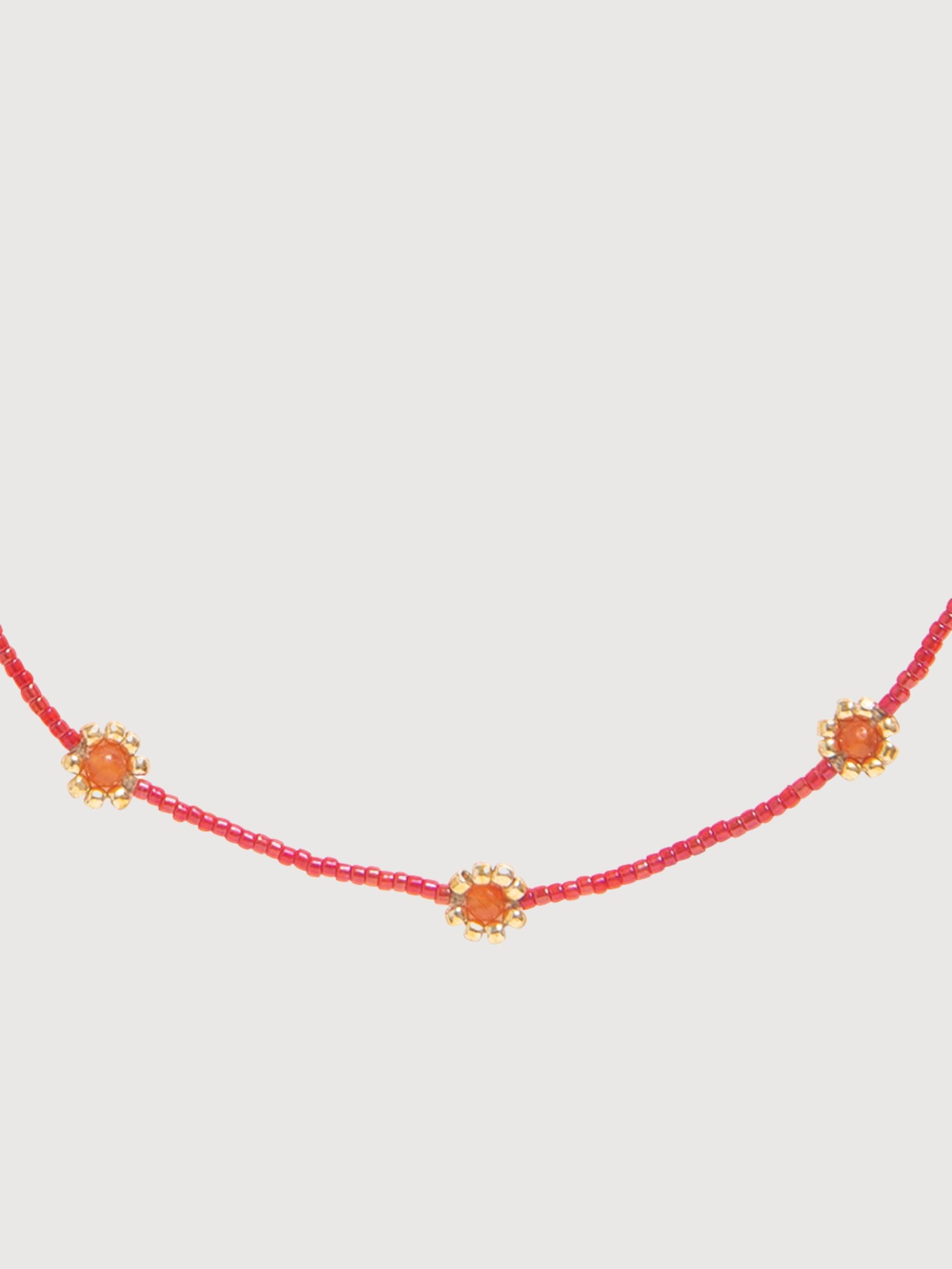 La collana fiorisce oro corniola | A Beautiful Story