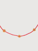 La collana fiorisce oro corniola | A Beautiful Story