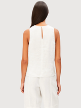 Blouse Top Pure Linen White | Armedangels