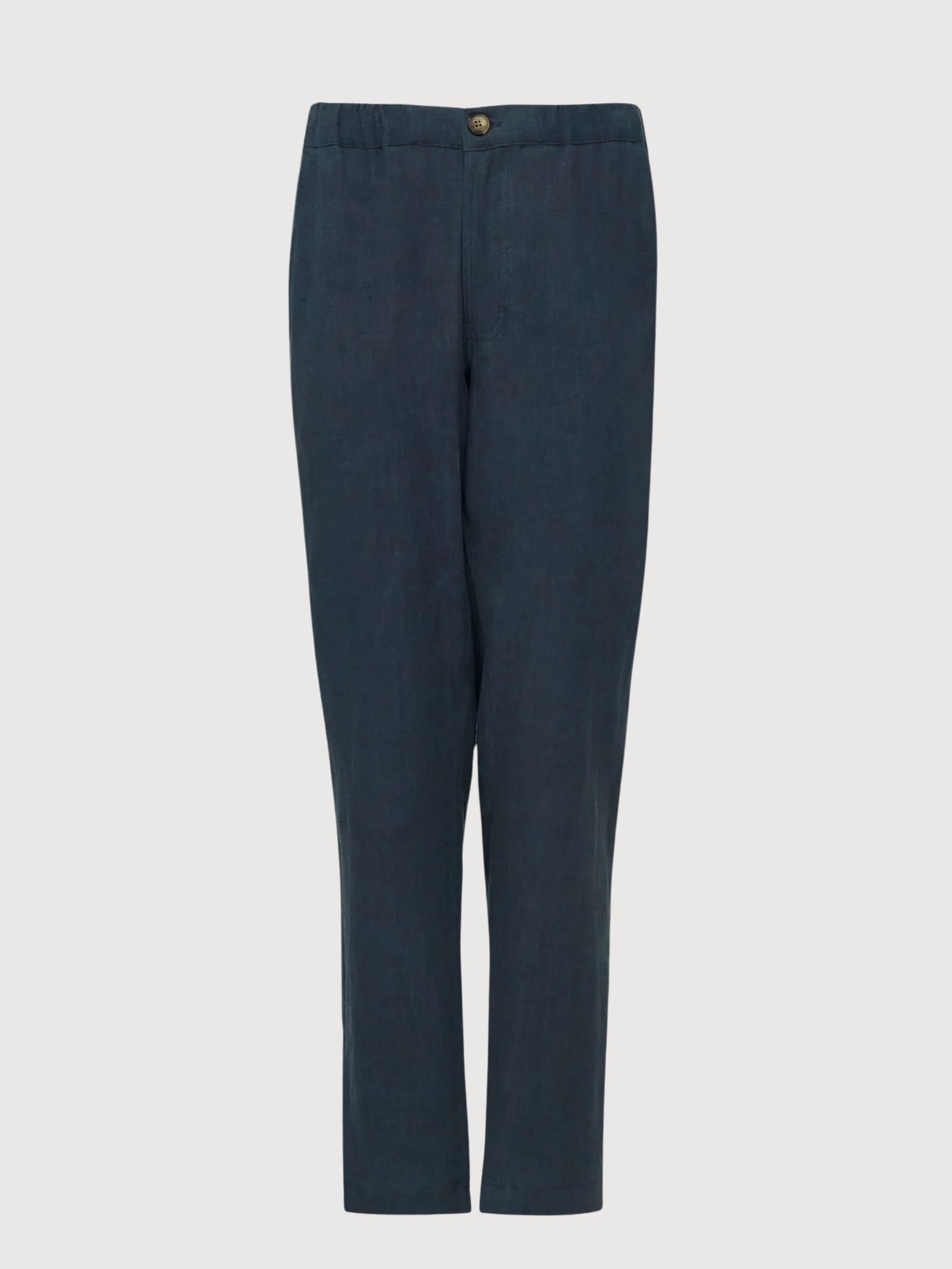 Hose Regular Leinen Mann Tintenblau | Mazine