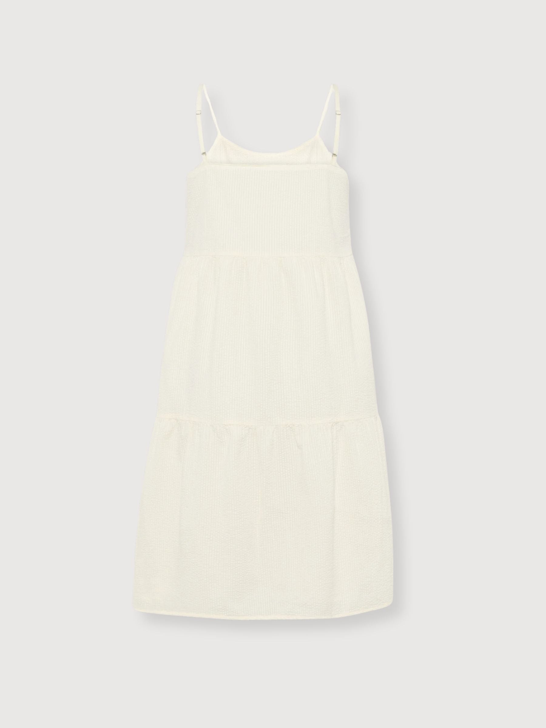 Seersucker strap dress | Knowledge Cotton Apparel