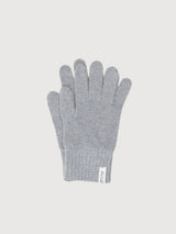 Gloves Grey Pier Paolo In Regenerated Cashmere | Rifò