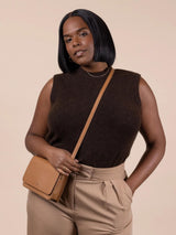 Audrey Mini Cognac Bag Appleskin | O My Bag