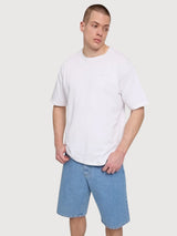 Pantaloncini in denim da uomo, lavaggio azzurro chiaro | Mazine