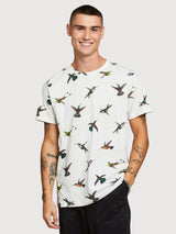 Tshirt Stockholm Hummingbirds OffWhite | Dedicated