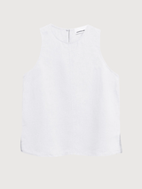 Blouse Top Pure Linen White | Armedangels