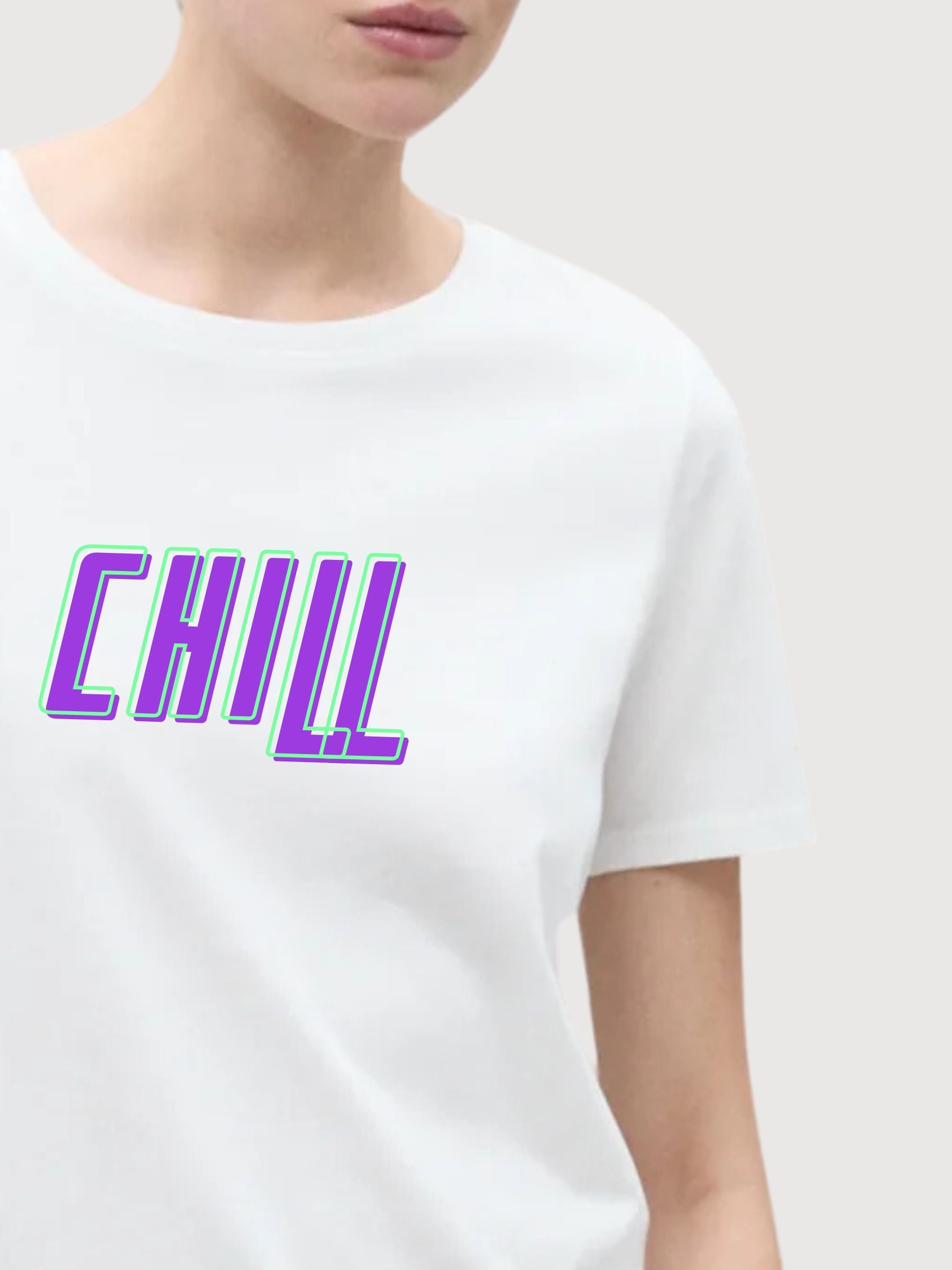 Sara T-shirt Chill White | Re-bello
