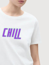 Sara T-shirt Chill White | Re-bello