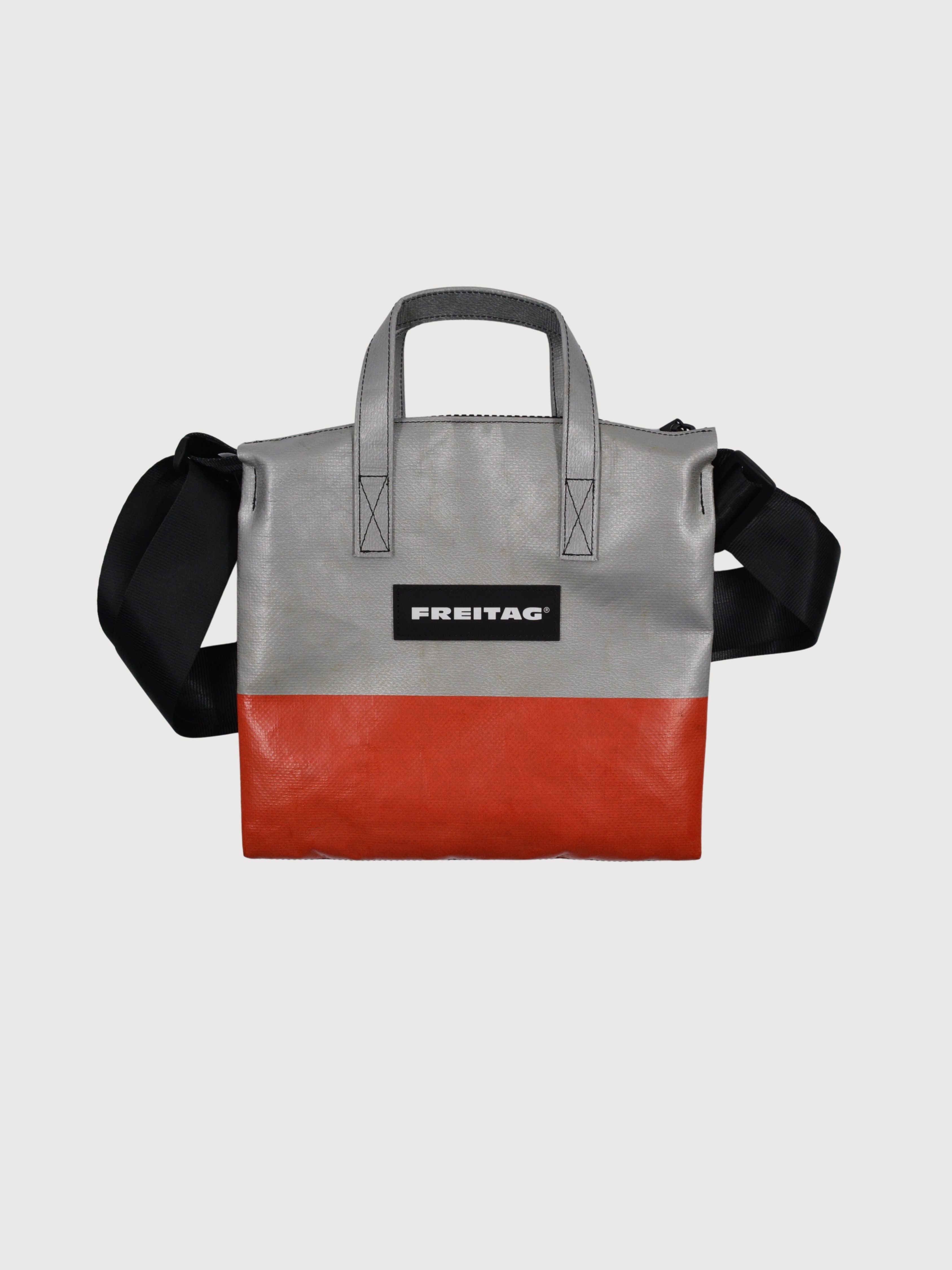 F274 RUBY Crossbody Bag Silber/Orange | FREITAG