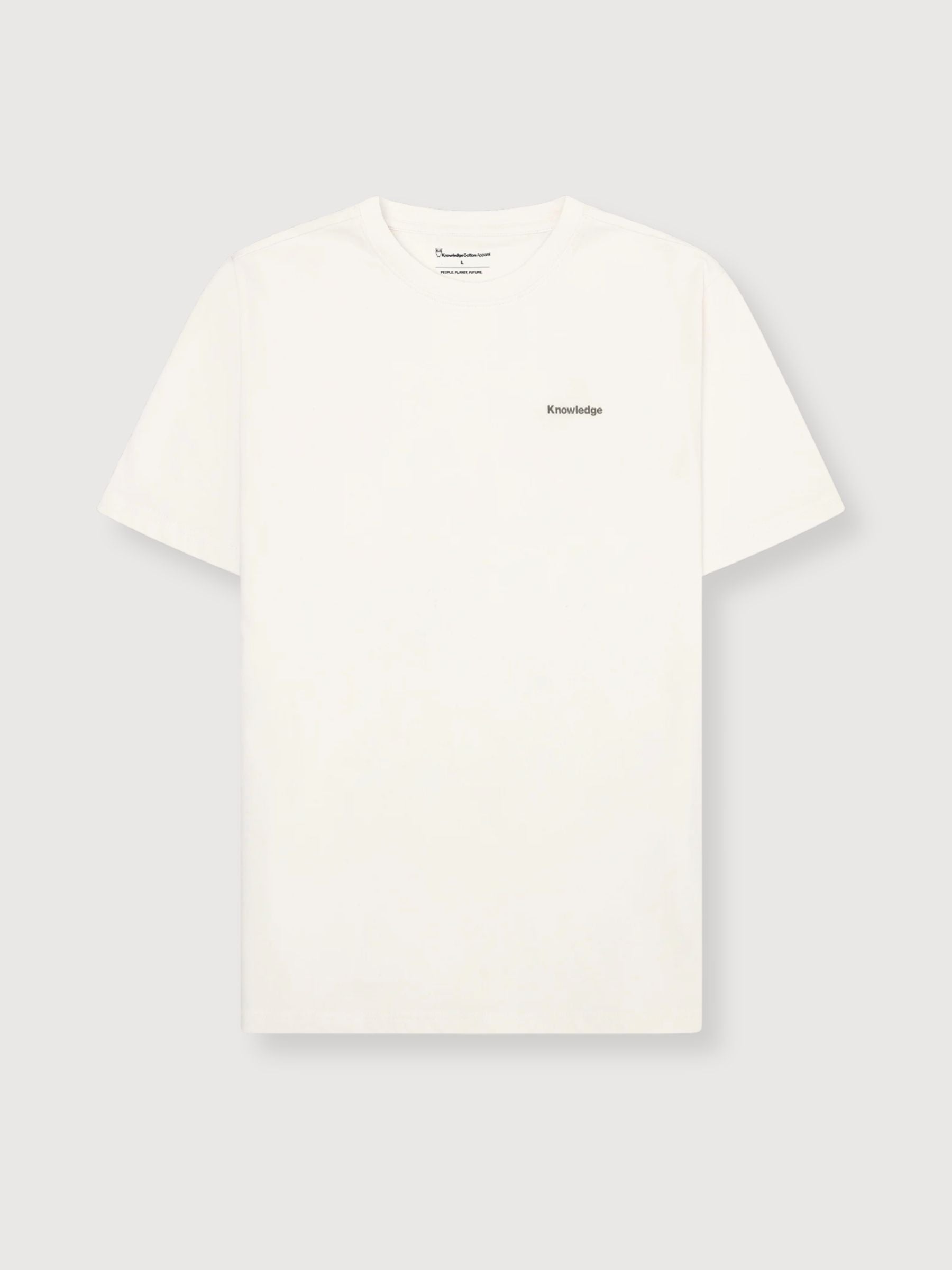 Regenerative Organic Cotton Back Print T-Shirt | KNOWLEDGE COTTON APPAREL