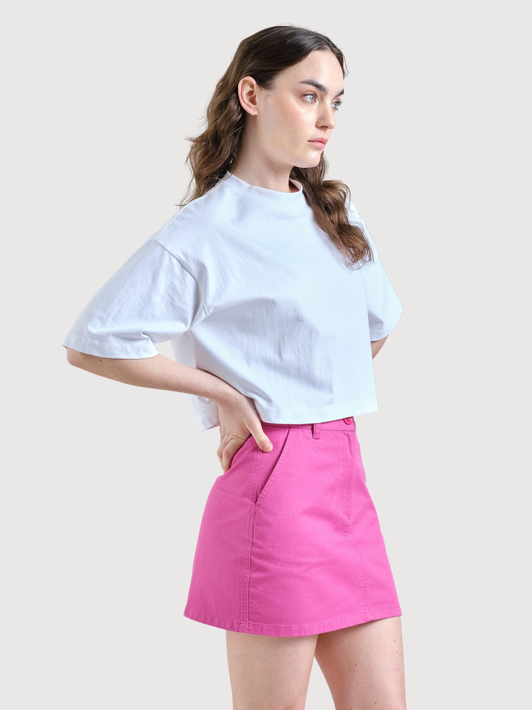 Rock Riala Violet Pink Gots Baumwolle | DEDICATED