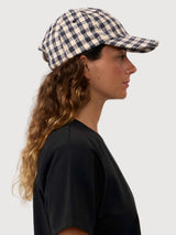 Cap Aura Check Grey Cotton | Suite13lab