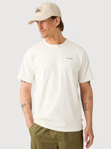 Regenerative Organic Cotton Back Print T-Shirt | KNOWLEDGE COTTON APPAREL
