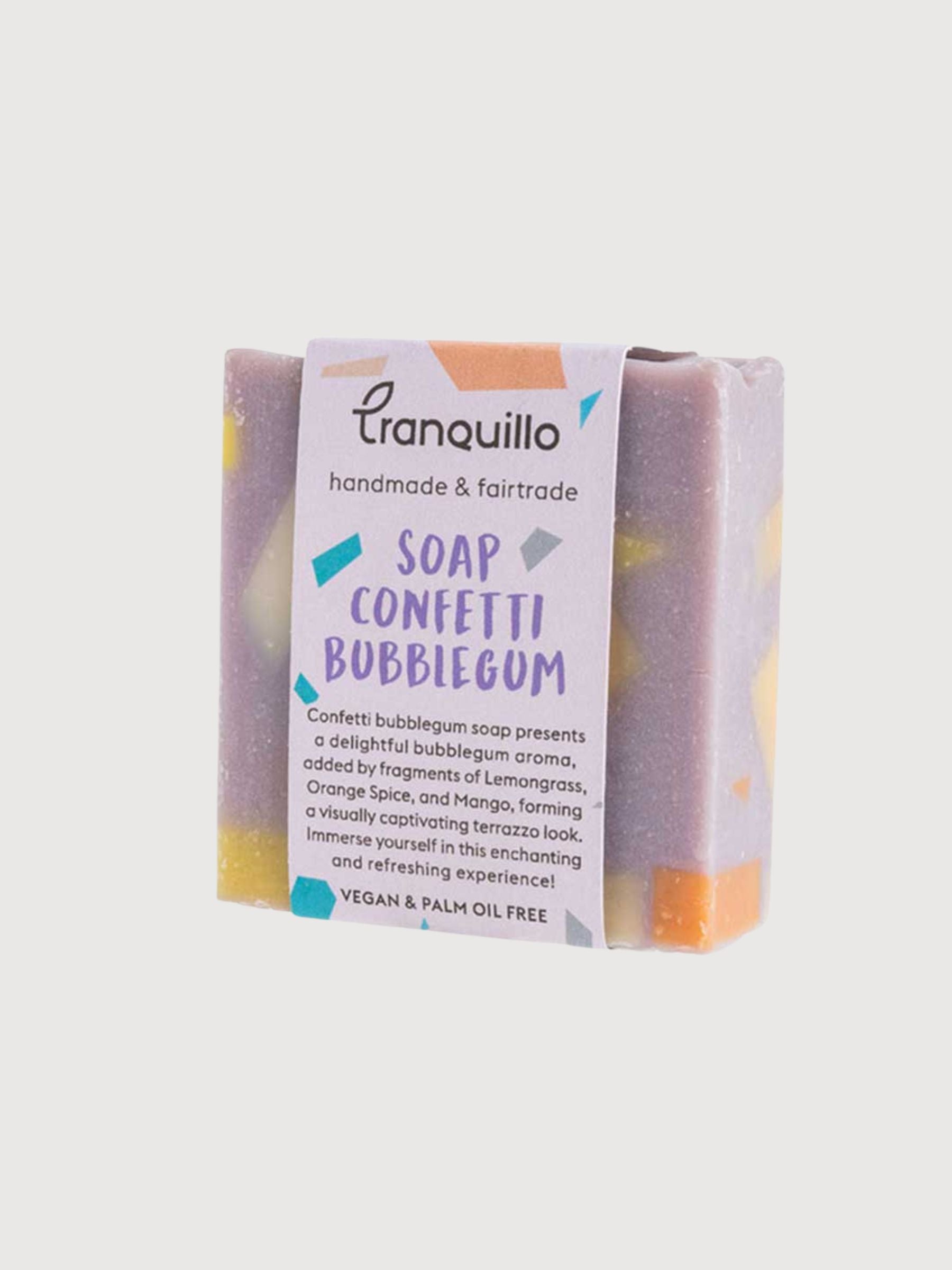 Soap CONFETTI BUBBLEGUM bunt | Tranquillo