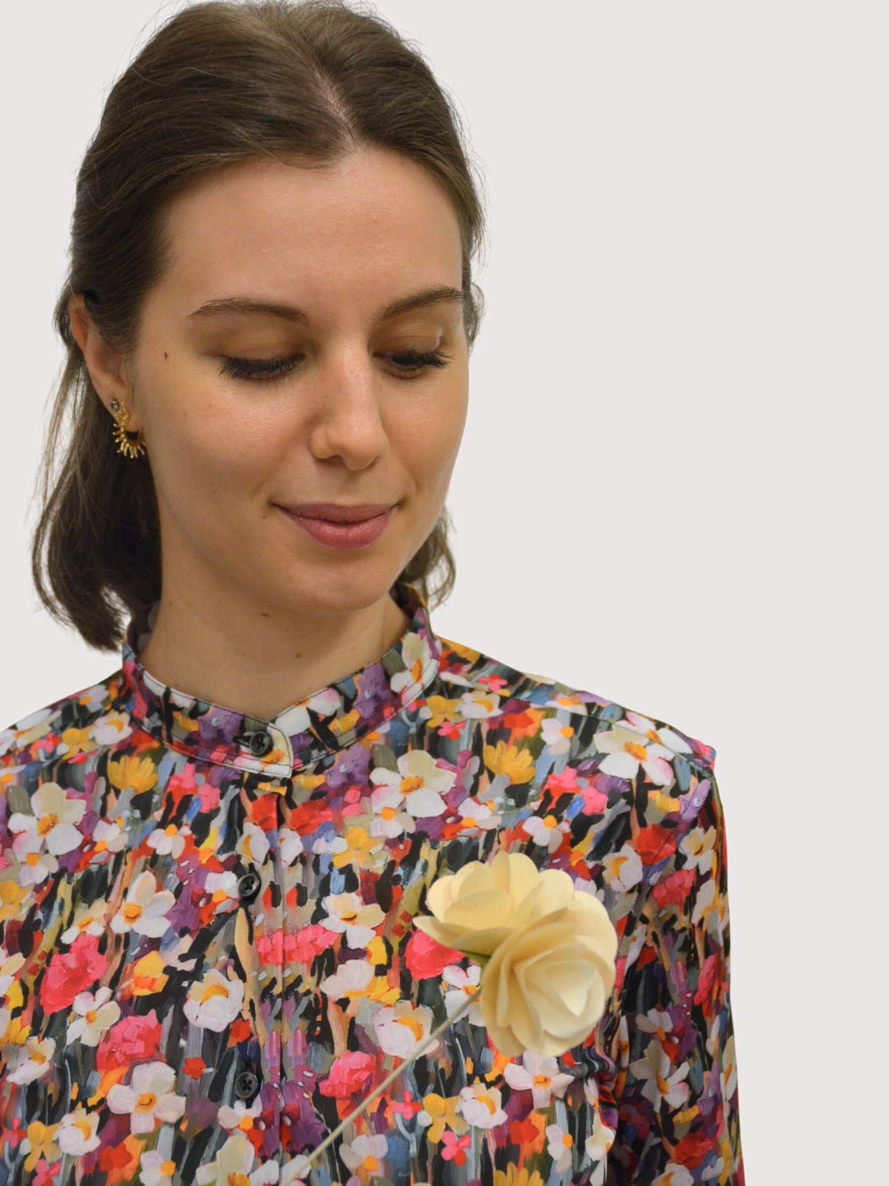 Women's Floral Shirt F0538 | Re-Do-It