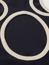 Dress Doechi Navy Pannacota Contrast | Thinking Mu