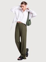 Trousers SMILLA Green Lyocell | Jan N June