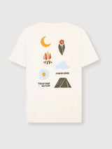 Regenerative Organic Cotton Back Print T-Shirt | KNOWLEDGE COTTON APPAREL