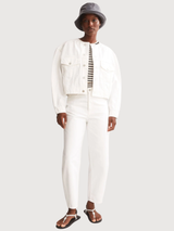 Barrel Jean Baarly White | Armedangels
