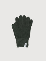 Gloves PierPaolo Green Man in recycled cashmere | Rifò