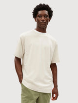 T-Shirt Maarkos Linen Blend Pure | Armedangels